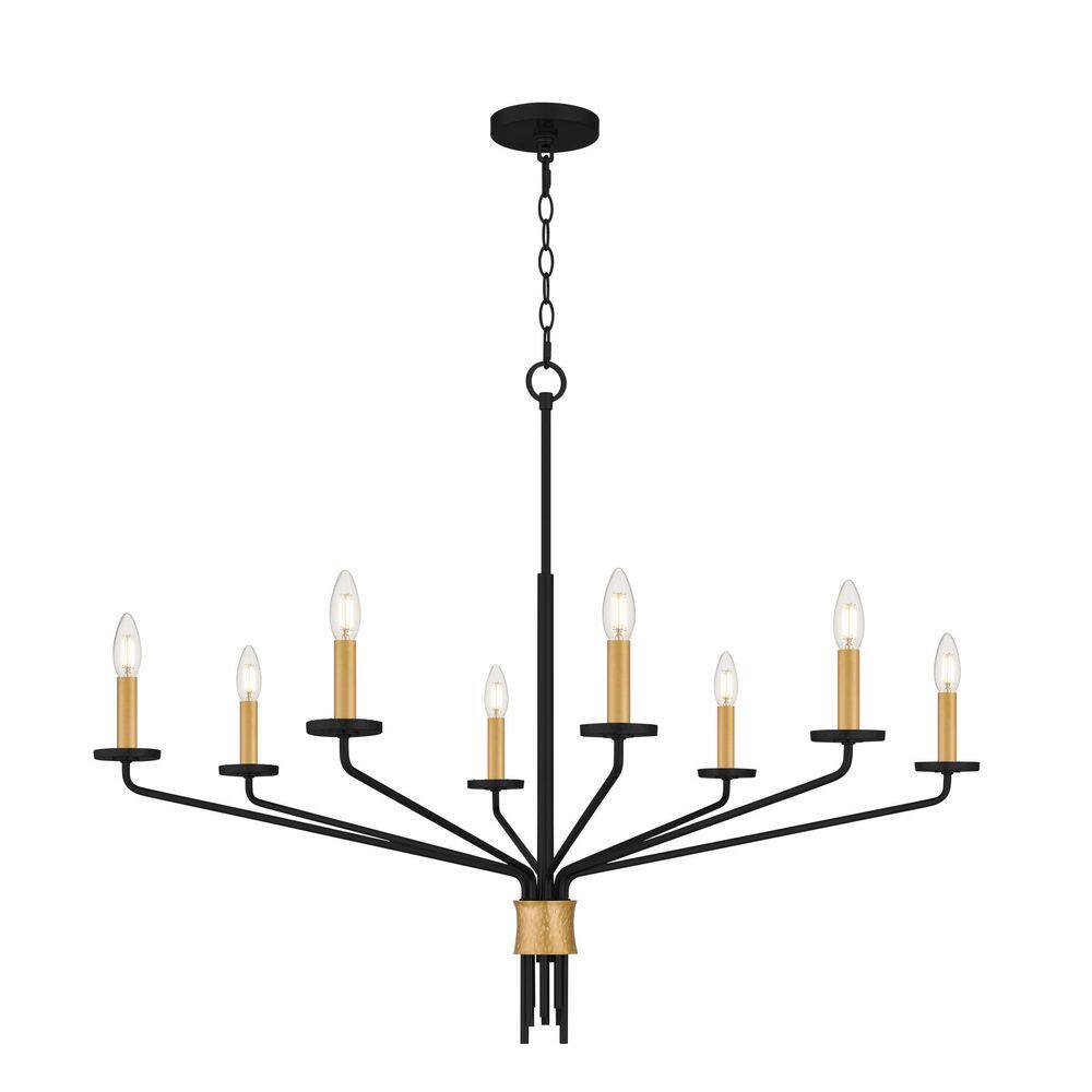 Alexander 8-Light Matte Black Chandelier price history on PriceWatchPro
