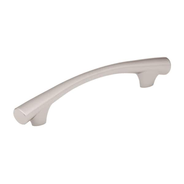 Richelieu Hardware Newtown Collection 5 1/16 in. (128 mm) Brushed Nickel Modern Cabinet Arch Pull