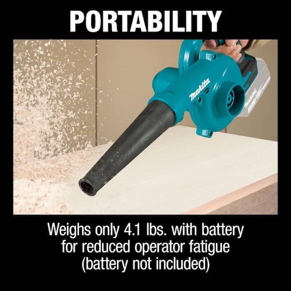 Makita 116 MPH 459 CFM 18V LXT Lithium-Ion Brushless Cordless Leaf Blower  (Tool-Only) XBU03Z - The Home Depot
