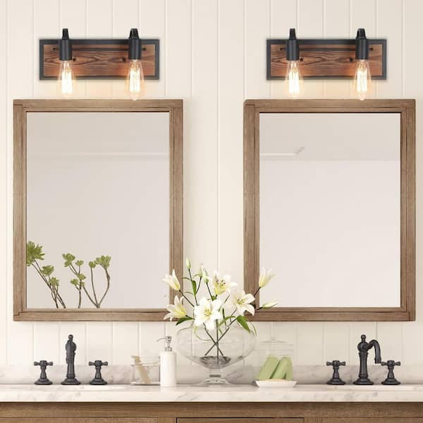 rustic bathroom light fixtures home depot