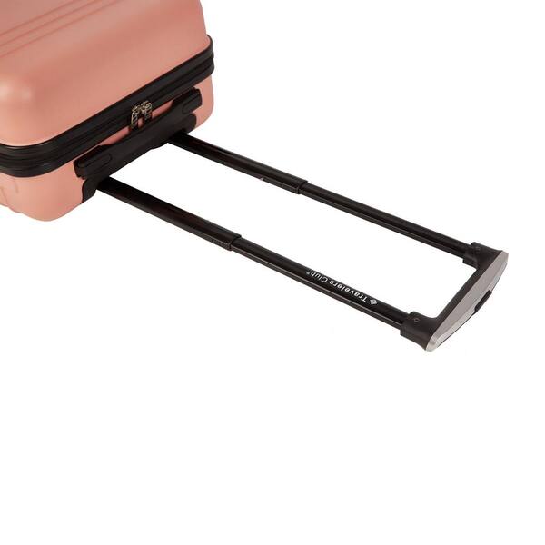 Semi rigid suitcase model Stratos decorated with a monog…