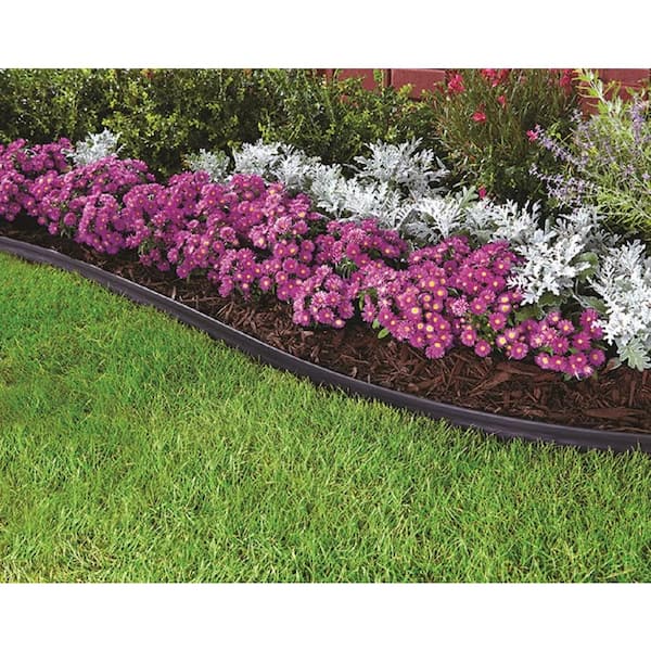 No Dig Landscape Edging Border Kit 100 Ft Garden Flexible Paver Lawn Flower Bed 