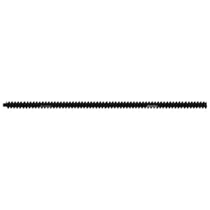 Distance Strips, 0.62 in. W x 0.51 in. H x 28.74 in. L, Black Plastic, ( 50-Pieces / Box)