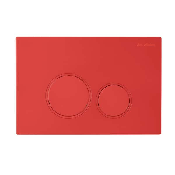 Swiss Madison Wall Mount Dual Flush Actuator Plate with Round Push ...