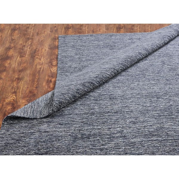 Lennox 2 ft. x 3 ft. Steel Greys Abstract Washable Area Rug