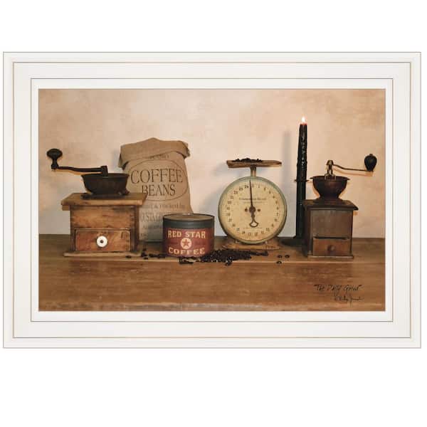 Jeedeson The Daily Grind by Billy Jacobs, Ready to Hang Framed Print, White Frame 15 in. x 11 in.
