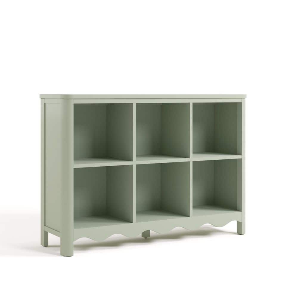 Casablanca 44.96 in. Wide Sage 6 Shelves Transitional Bookcase price history on PriceWatchPro