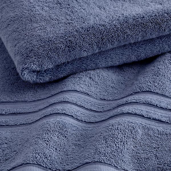 Turkish Cotton Ultra Soft Lake Blue 12-Piece Bath Towel Set