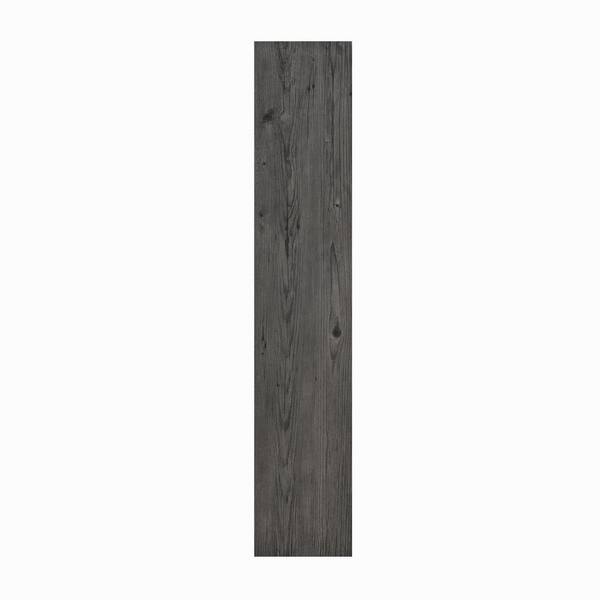Achim Flex Flor 9 In Width Smoke Water, Water Resistant Vinyl Plank Flooring