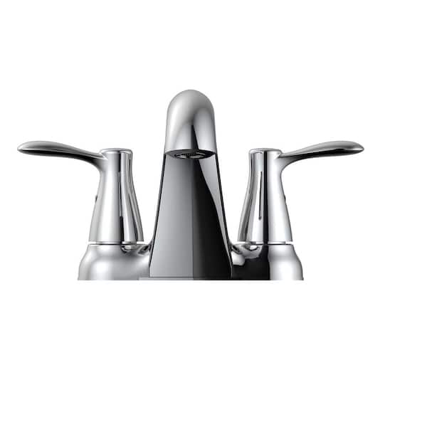 Glacier Bay Gable 4 in. Centerset 2-Handle Mid-Arc Bathroom Faucet
