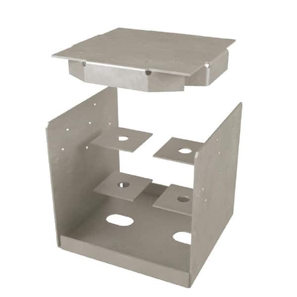 MiTek 8 in. x 8 in. G90 High Uplift Post Anchor Base