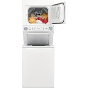 White Electric Washer/Dryer Laundry Center - 3.9 cu. ft. Washer and 5.5 cu. ft. Dryer