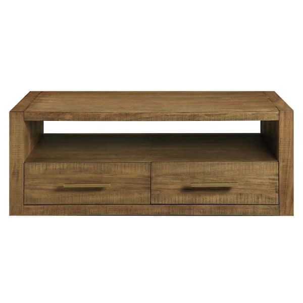 Garland 48 in. Brown Rectangle Wood Coffee Table with 2 End Tables