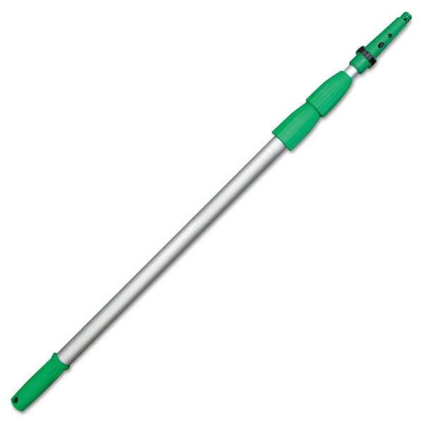 Unger 14 in. Microfiber Window Squeegee and Scrubber with 5 ft. Telescoping  Pole 975600 - The Home Depot
