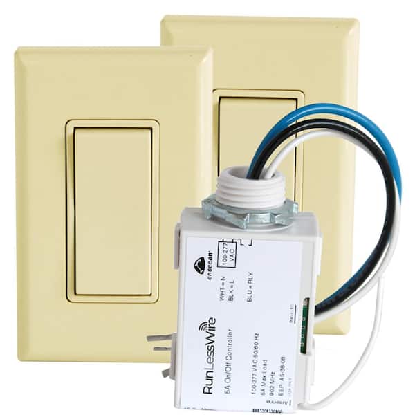 Wireless Light Switch With A Dimming Controller Kit – RunLessWire