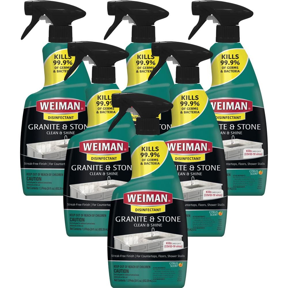 Weiman 24 oz. Quartz Clean and Shine Countertop Polish Spray 595 - The Home  Depot