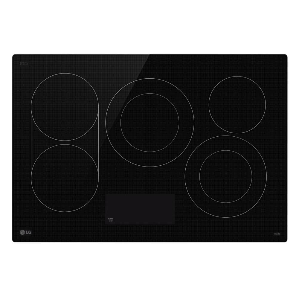 30 in. 5 Elements Radiant Cooktop in Black with with ThinQ, 3. 2kW, E-Star