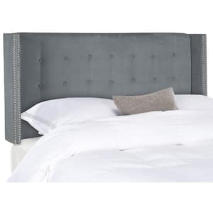 Keegan Gray Queen Upholstered Headboard