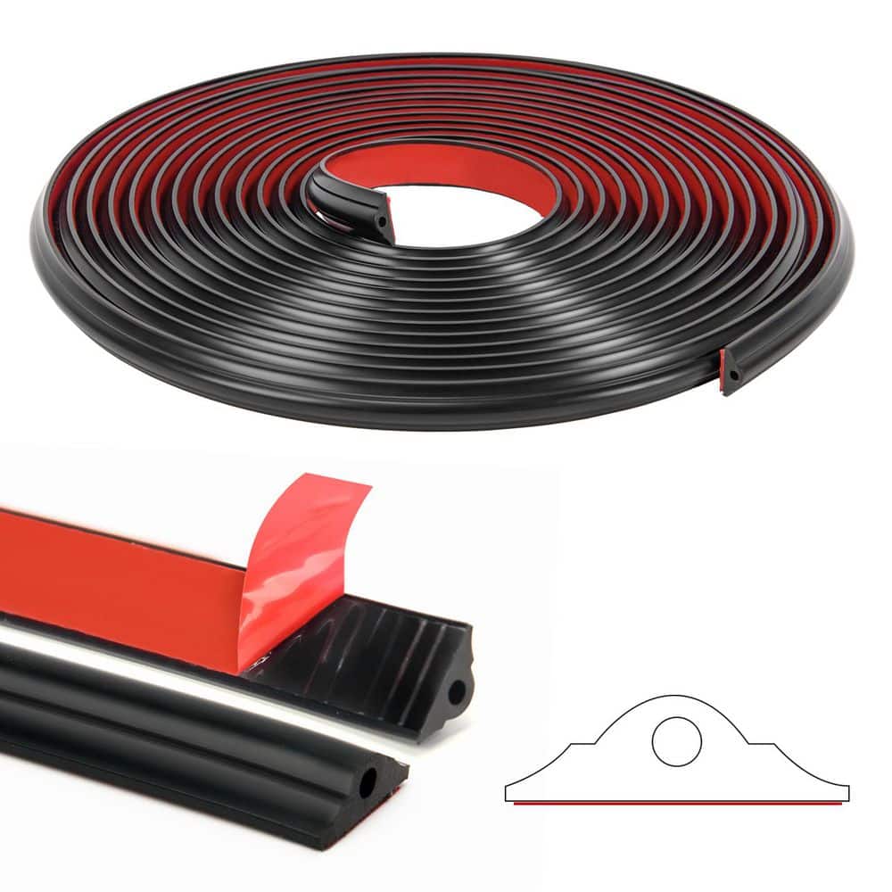 0.3in. x 0.78in. x 360 in. L Black Finished Vinyl Panel Moulding, Peel and Stick Wall Trim for Door Frames, Accent Walls price history on PriceWatchPro