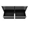 Husky Tool Storage 46 in. W x 18 in. D 9-Drawer Mobile Workbench Cabinet in Gloss Black H46X18MWC9BLK