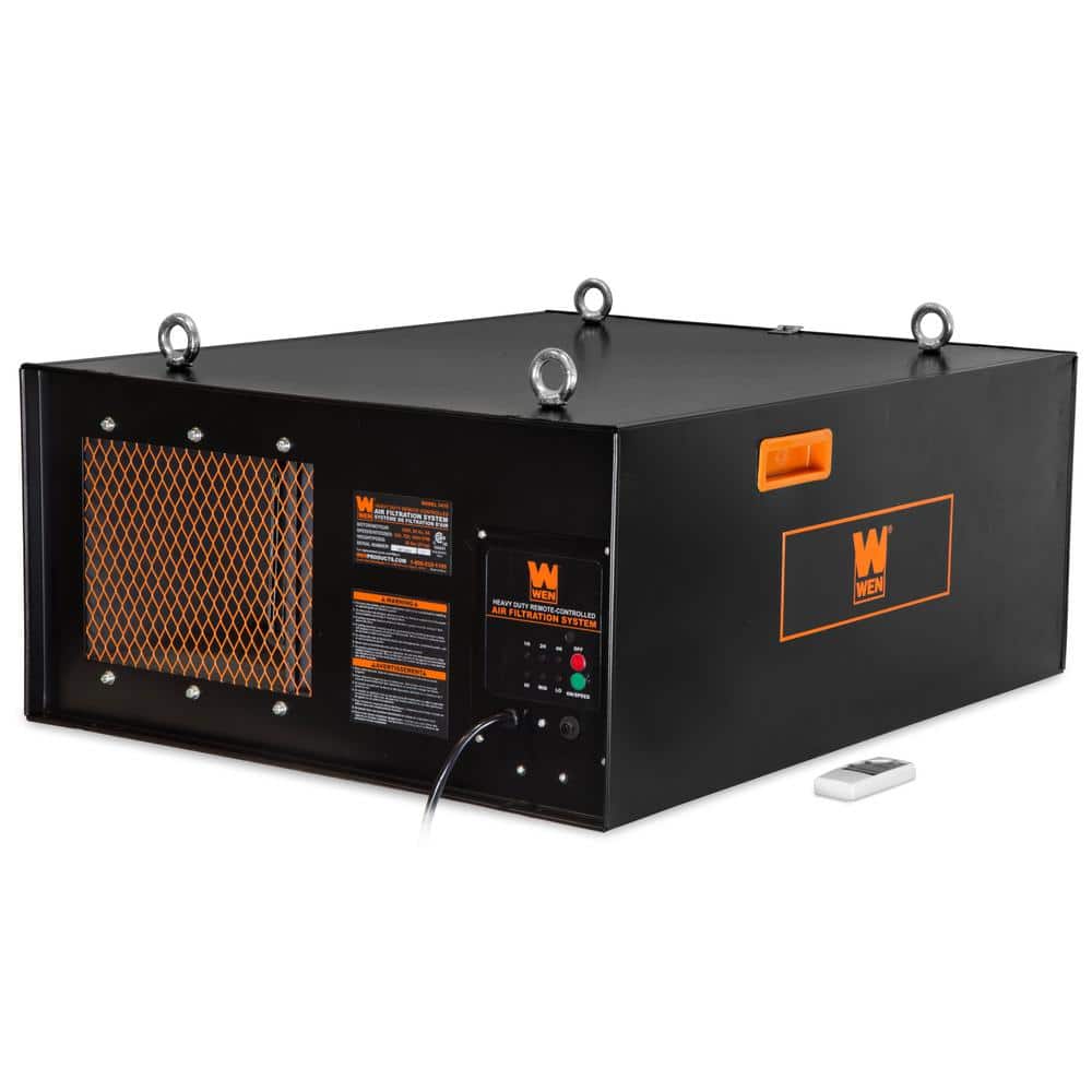 4.2 Amp 3-Speed Remote-Controlled Industrial-Strength Air Filtration System (750/950/1270 CFM) price history on PriceWatchPro