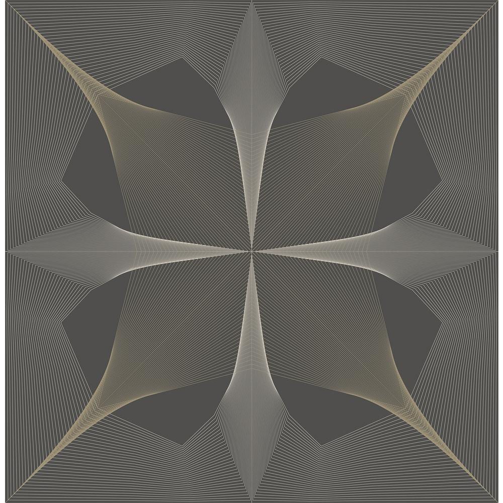 Perrin Light Grey Gem Geometric Wallpaper 4121-26944