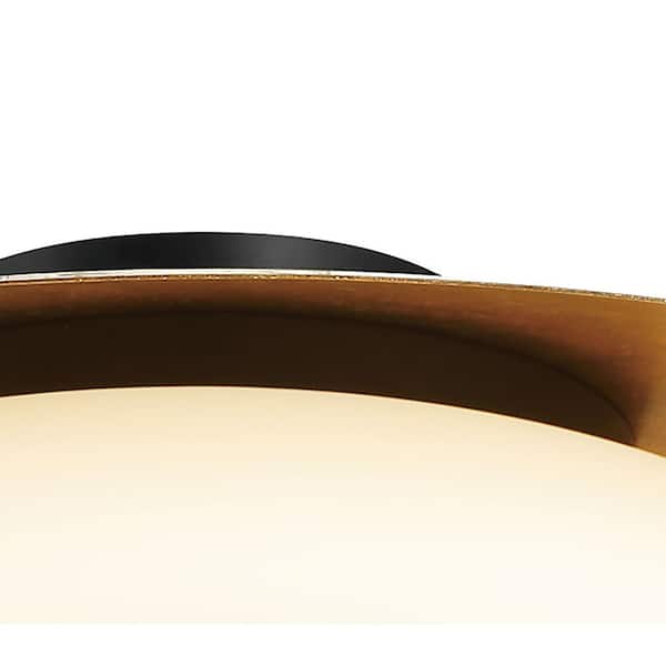Minka Lavery Zinola 24 in. 1-Light Sand Black and Halcyon