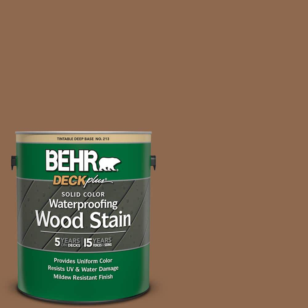 BEHR DECKplus 1 Gal N250 6 Split Rail Solid Color Waterproofing   Split Rail Behr Deckplus Exterior Wood Stains 21301 64 1000 