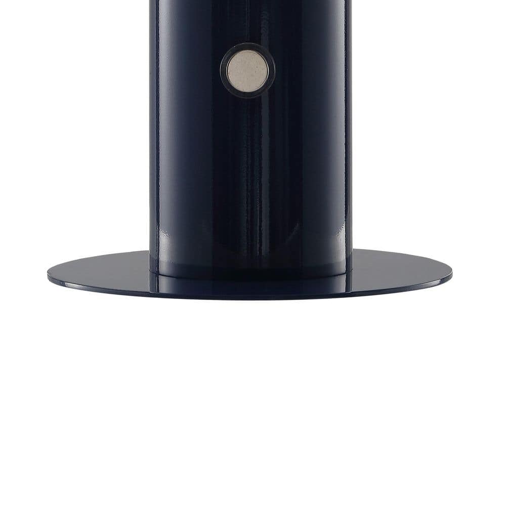 Boletus Bohemian 10.75'' Satin Navy Cordless Metal Mushroom Lamp