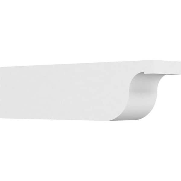 Ekena Millwork 6 in. x 8 in. x 30 in. Standard Del Monte Architectural Grade PVC Rafter Tail Brace