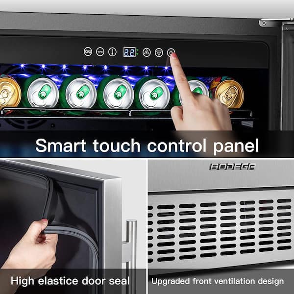 BODEGA 5.3 cu. ft. 24 in Built-In 180 Cans Outdoor