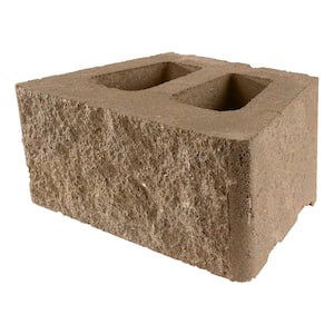 Regal Stone Pro Rock Face 8 in. H x 12 in. L x 18 in. W Sandstone Blend Concrete Wall Block (36-Pieces/36 sq. ft/plt)
