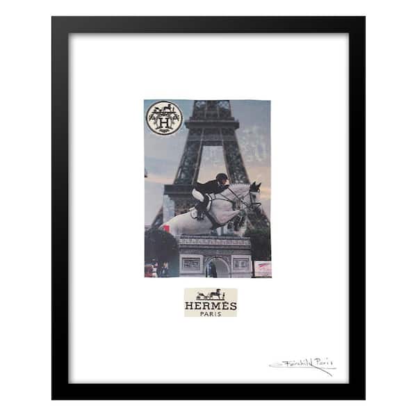 VENICE BEACH Collections Fashion Horse in Paris by Fairchild Paris 1 Piece Framed Graphic Print Abstract Poster Art Print 18 in. x 14 in.