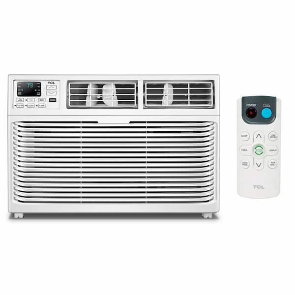 TCL 6,000 BTU Home Window Air Conditioner with LED Display and Remote in White