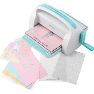 Manual Die Cutting and Embossing Machine, Portable Cut Machines, 9 in. Opening Scrapbooking Machine Full Kit Included