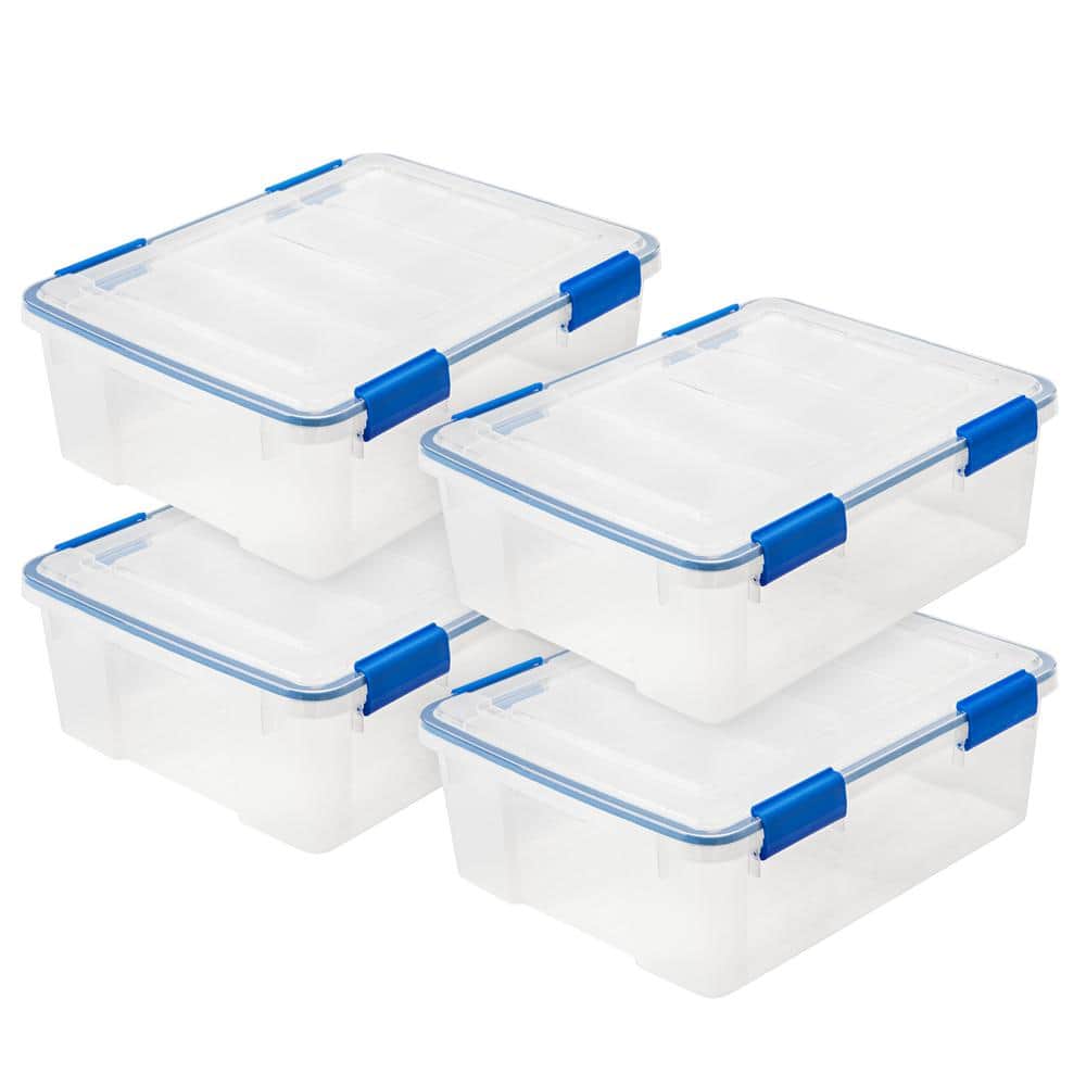 IRIS USA WSB-S/SD Combo WeatherShield 26.5 and 44 Quart Storage Box Clear IRIS USA WSB-S/SD Combo WeatherShield 26.5 and 44 Quart Storage Box Clear