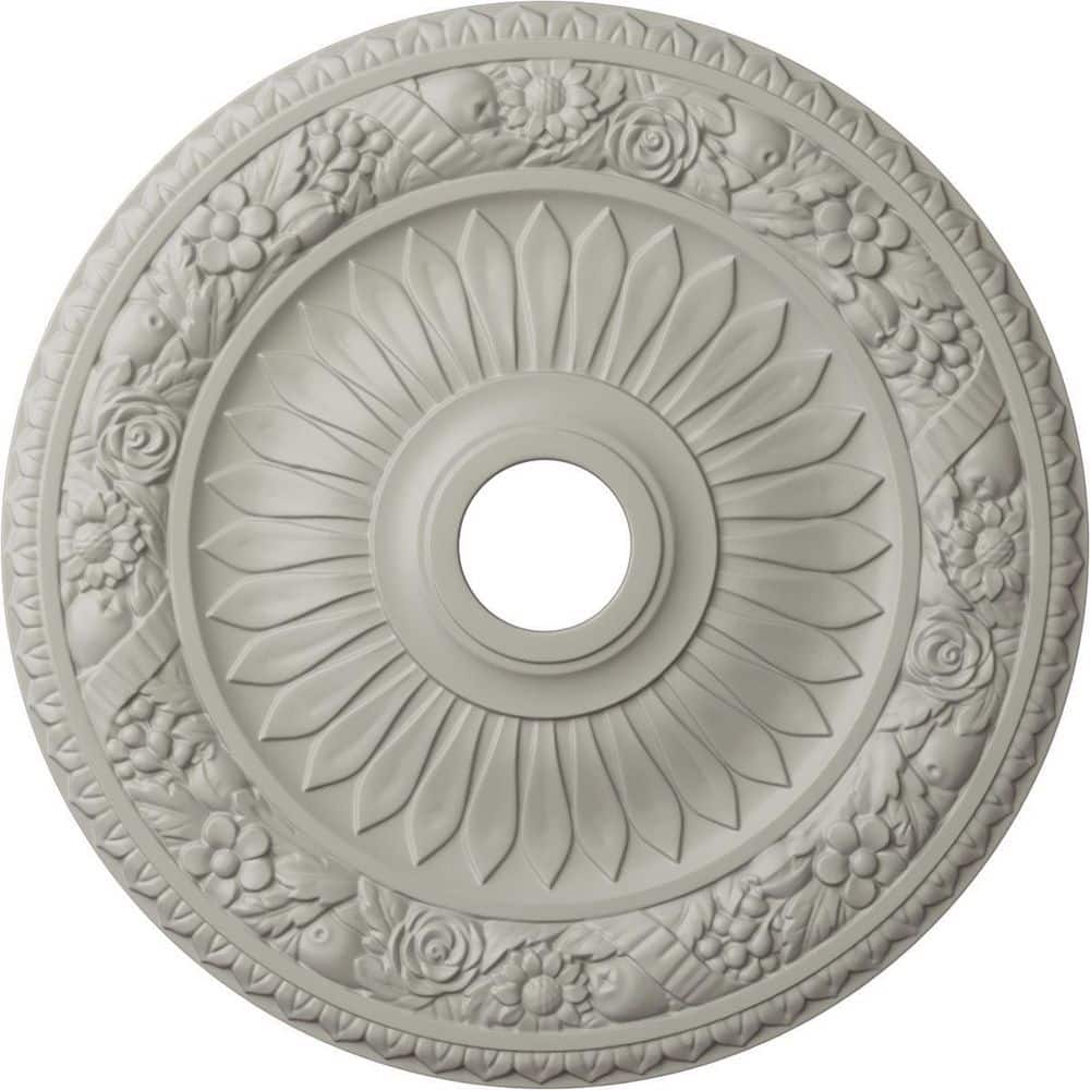 1-1/8 in. x 23-5/8 in. x 23-5/8 in. Polyurethane Bellona Ceiling Medallion, Pot of Cream price history on PriceWatchPro