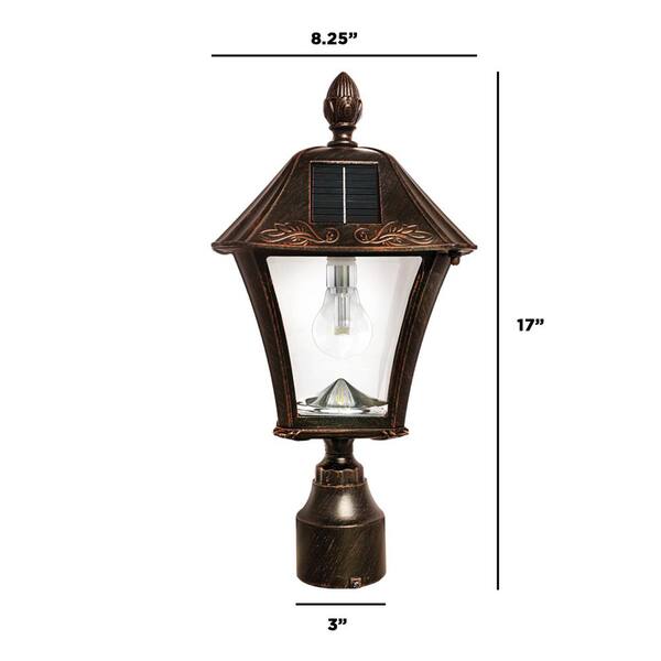 home depot post light fixtures