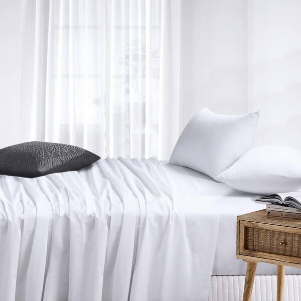 Details about   Threshold Organic Cotton Light Gray King Size Bed Pillowcase Set 300 Thread Ct 