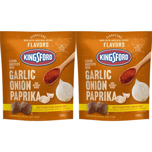 Kingsford 2 lbs. BBQ Smoker Flavor Boosters with Garlic Onion and Paprika (2-Pack)