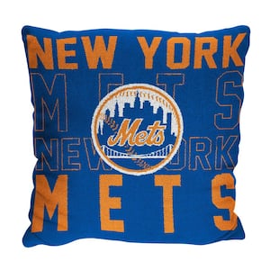 MLB Mets Stacked Multi-Colored Pillow