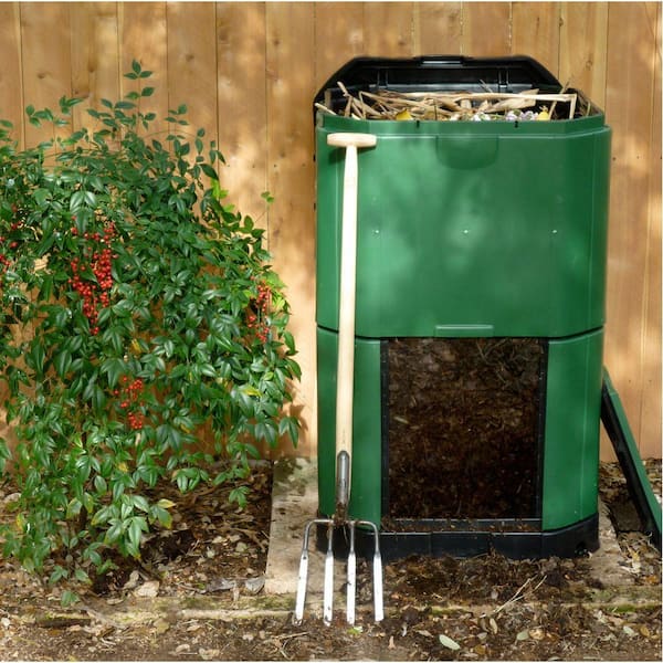Exaco 0.8 Plastic Kitchen compost bin Composter in the Composters  department at