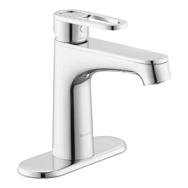 Kendrick Single-Handle Single Hole Bathroom Faucet in Chrome