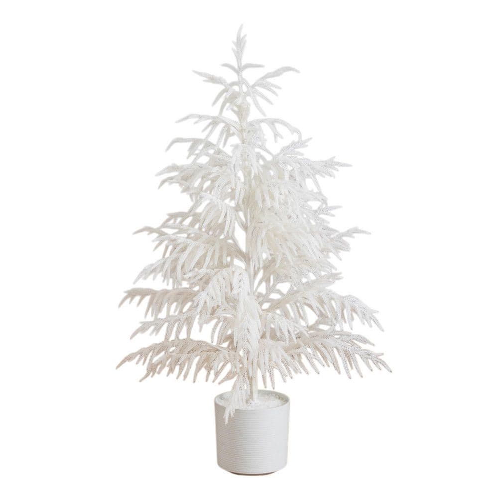 4 ft. Artificial Real Touch White Norfolk Island Pine Christmas Tree with Natural Look price history on PriceWatchPro