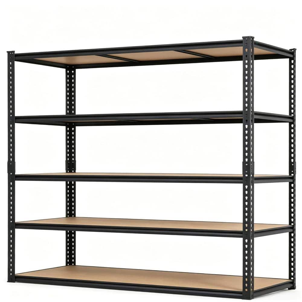 Heavy Duty Freestanding Metal Shelving Adjustable Carbon Steel Storage Rack Ideal for Garage, Warehouse, 120x45x183cm price history on PriceWatchPro
