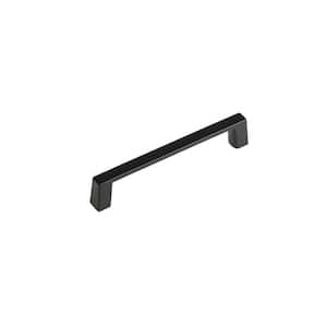 Eglinton Collection 4 in. (102 mm) Center-to-Center Matte Black Contemporary Drawer Pull