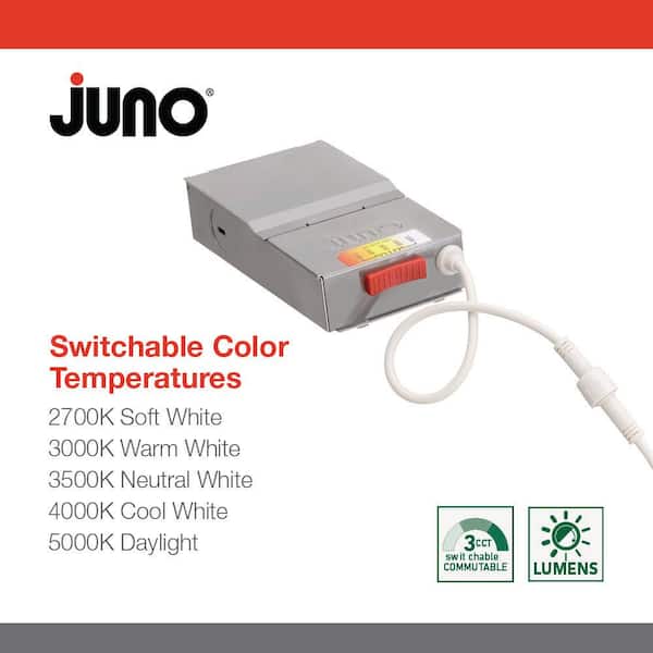 Juno Contractor Select WF6 SWW5 6 in. Selectable CCT Ultra Slim