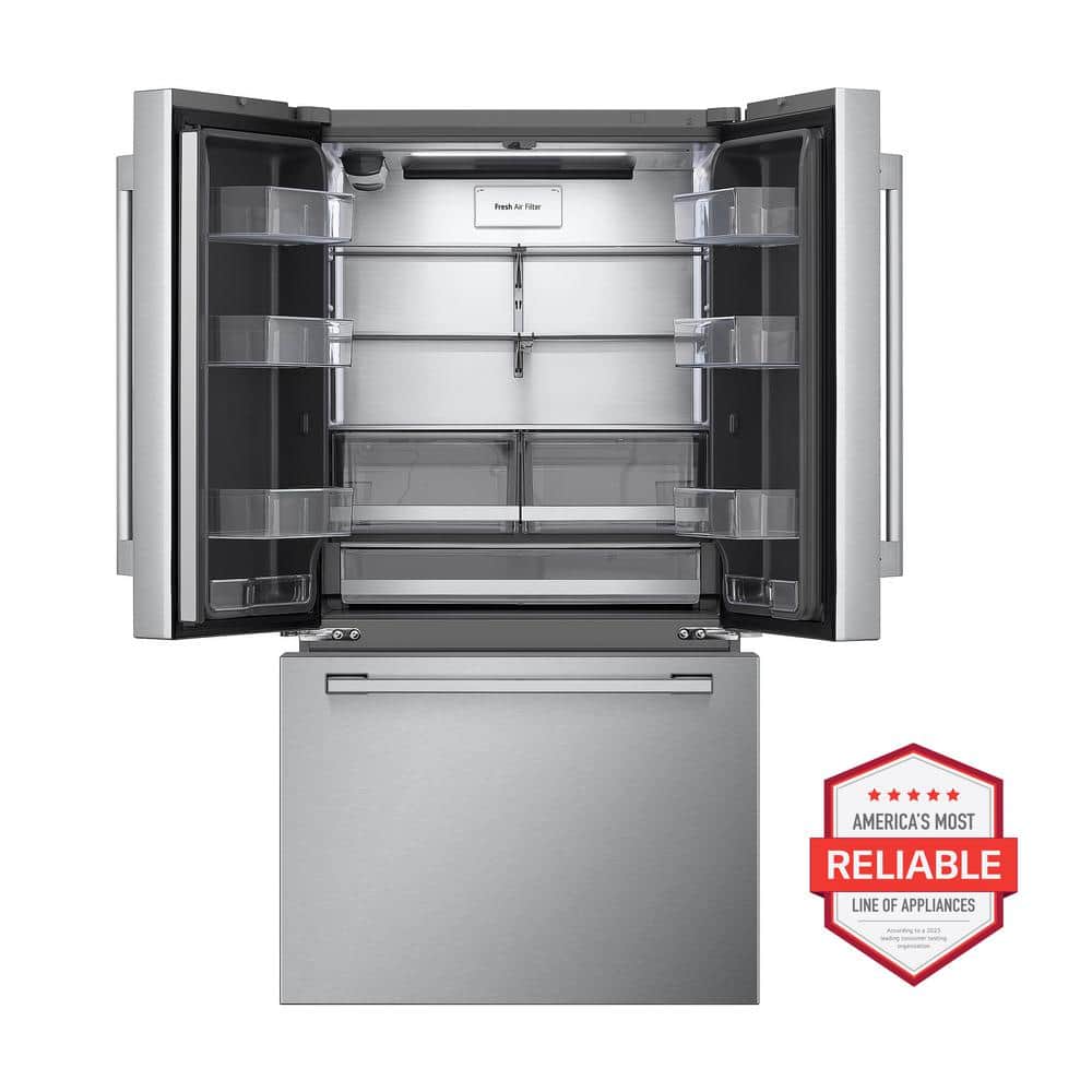 Stainless Steel 27 Cu. Ft. Smart French Door Refrigerator