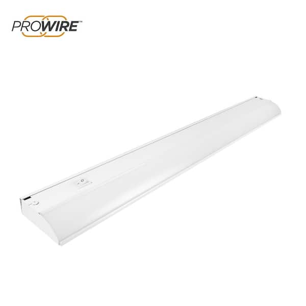 ULTRA PROGRADE ProWire Direct Wire 24 in. LED White Under Cabinet Light  64766-T1 The Home Depot
