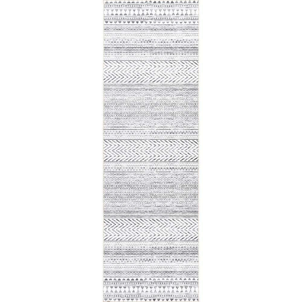 Javen Light Gray Machine Washable Non-Skid Rug Latitude Run Rug Size: Rectangle 7'9 x 10'3